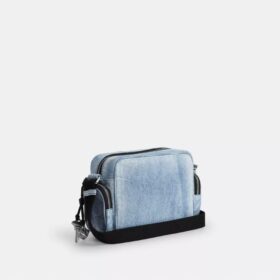 Sac bandoulière Fletcher en denim « Loved Signature »