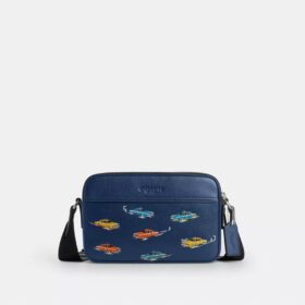Sac bandoulière Graham avec imprimé voiture