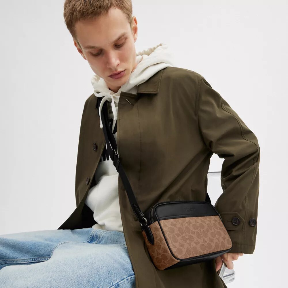Sac bandoulière Graham en Signature Canvas