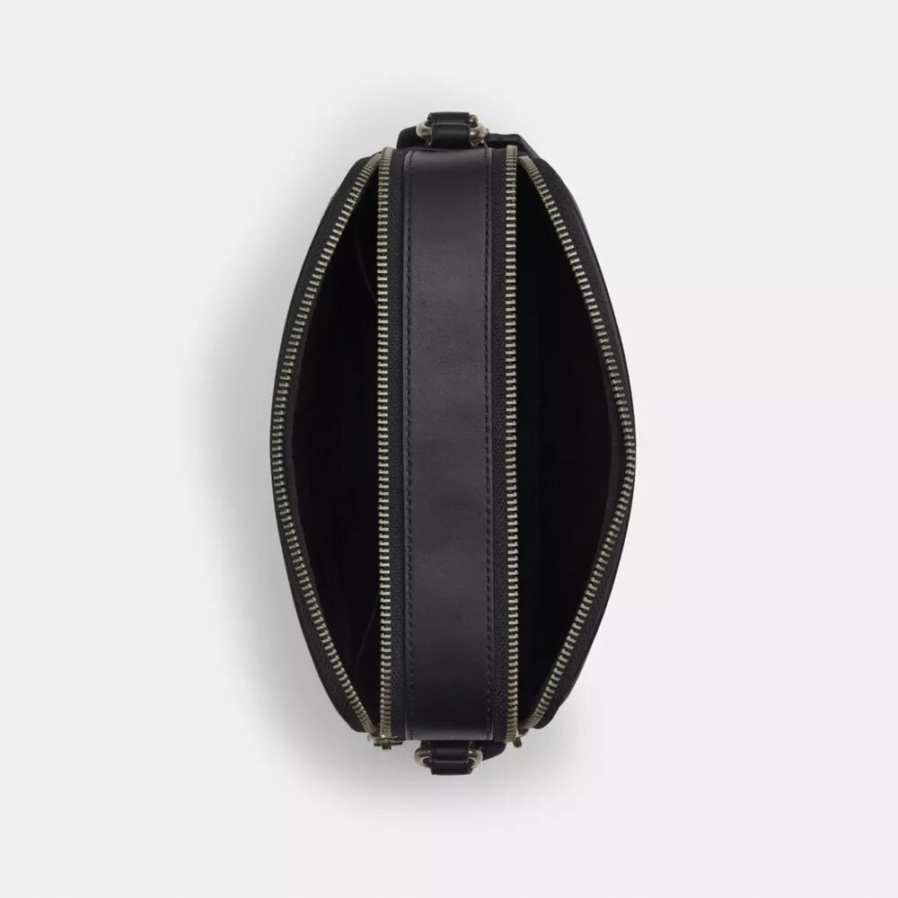 Sac bandoulière Graham en Signature Canvas à rayures « Varsity »
