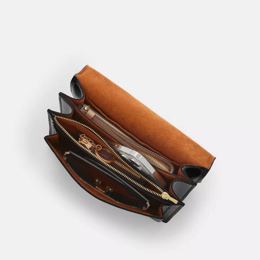 Sac bandoulière Klare en cuir Signature