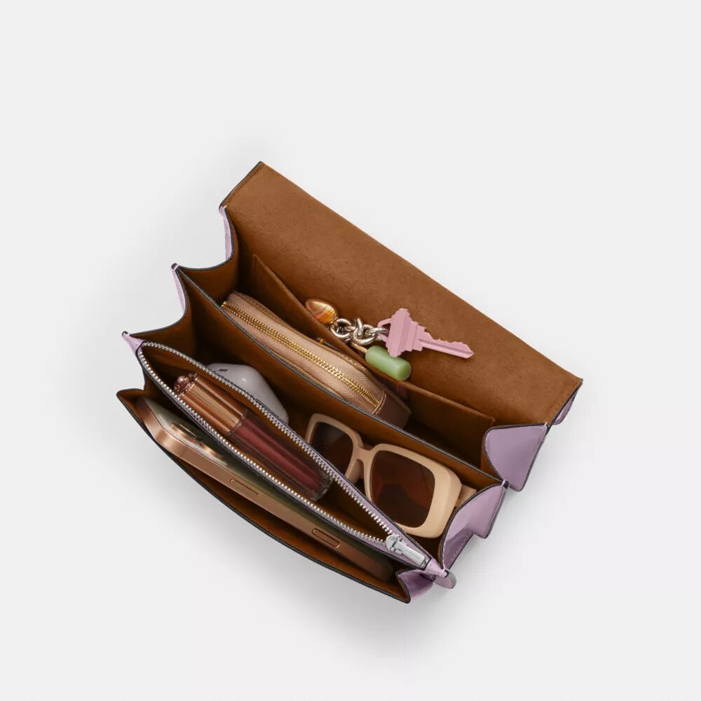 Sac bandoulière Klare en cuir Signature