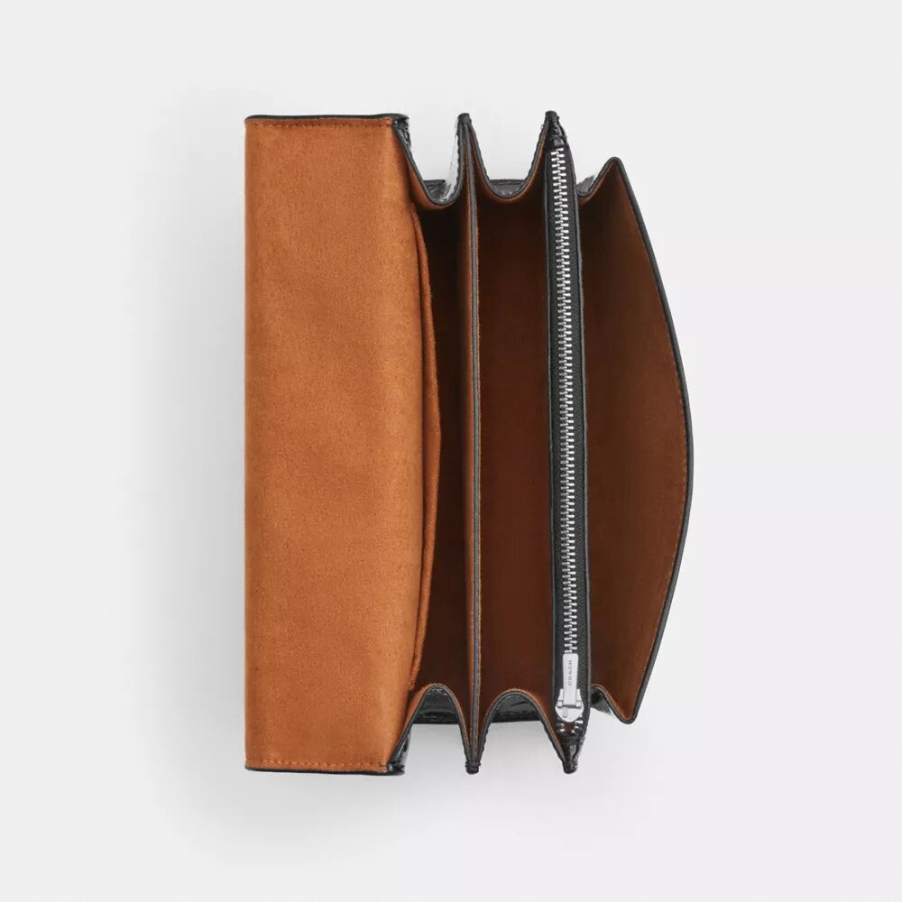 Sac bandoulière Klare en cuir Signature
