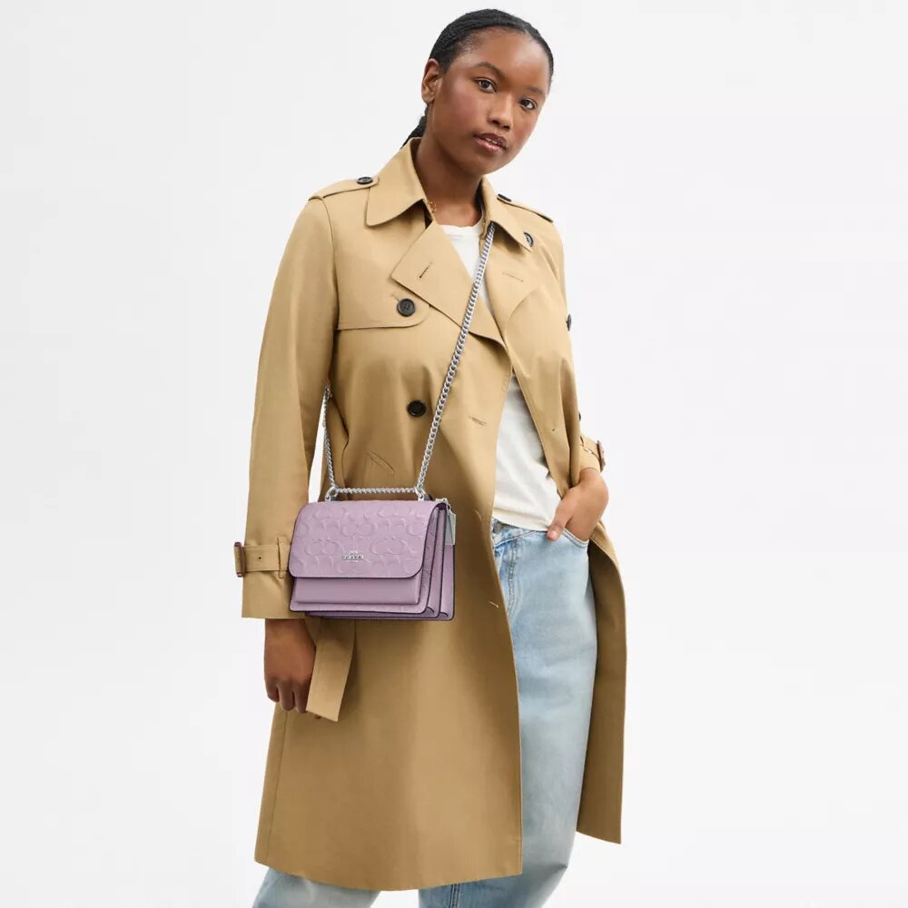 Sac bandoulière Klare en cuir Signature