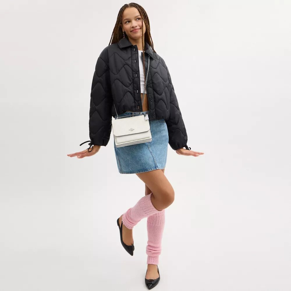 Sac bandoulière Klare en Signature Canvas