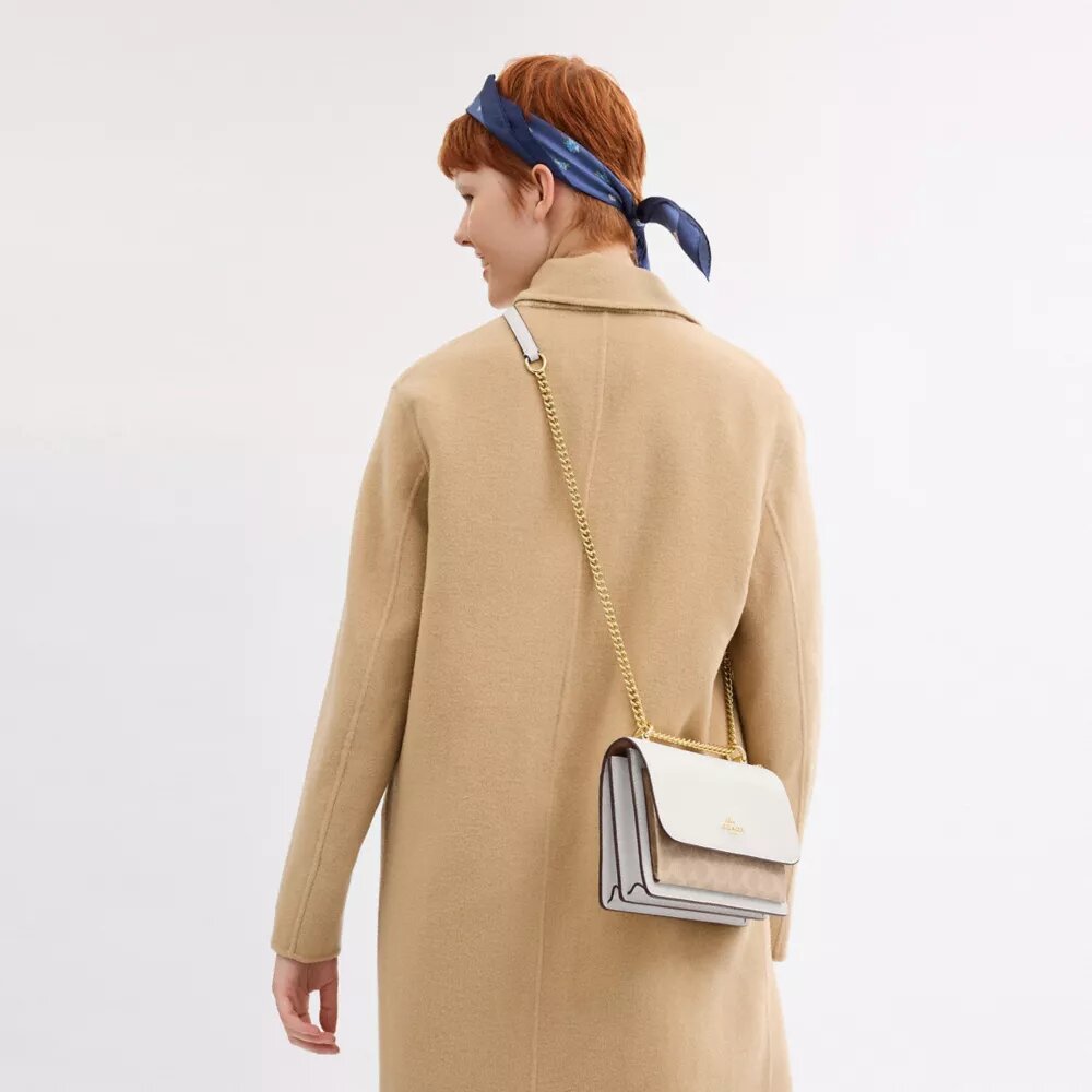 Sac bandoulière Klare en Signature Canvas