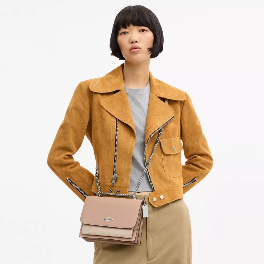 Sac bandoulière Klare en Signature Canvas