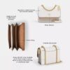 Sac bandoulière Klare en Signature Canvas