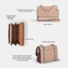 Sac bandoulière Klare en Signature Canvas