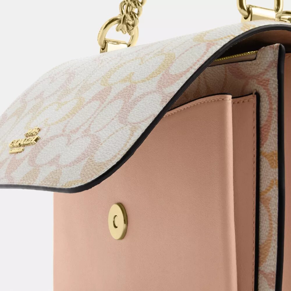 Sac bandoulière Klare en Signature Canvas