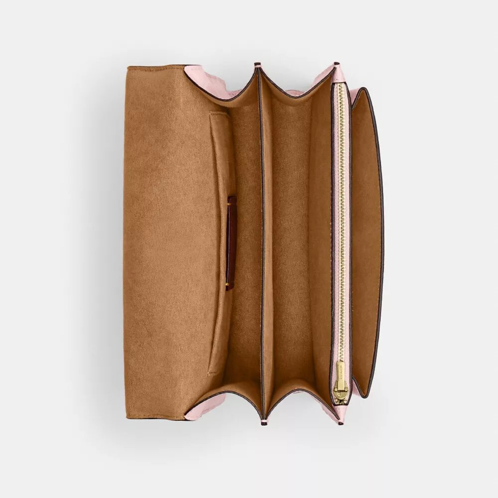 Sac à bandoulière Klare en Signature Canvas avec Charms