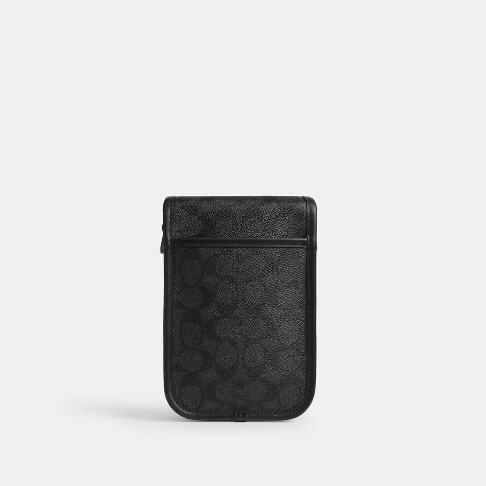Sac bandoulière League pour téléphone en Signature Canvas
