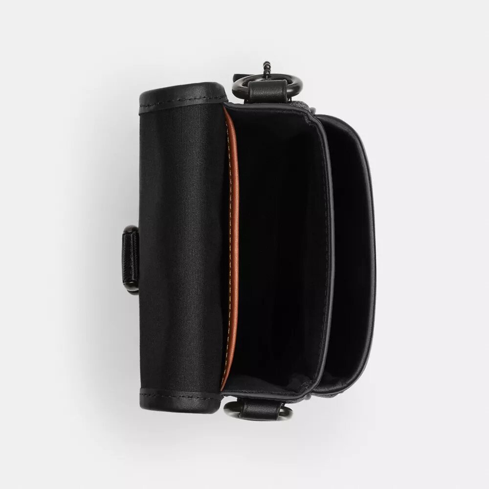 Sac bandoulière League pour téléphone en Signature Canvas