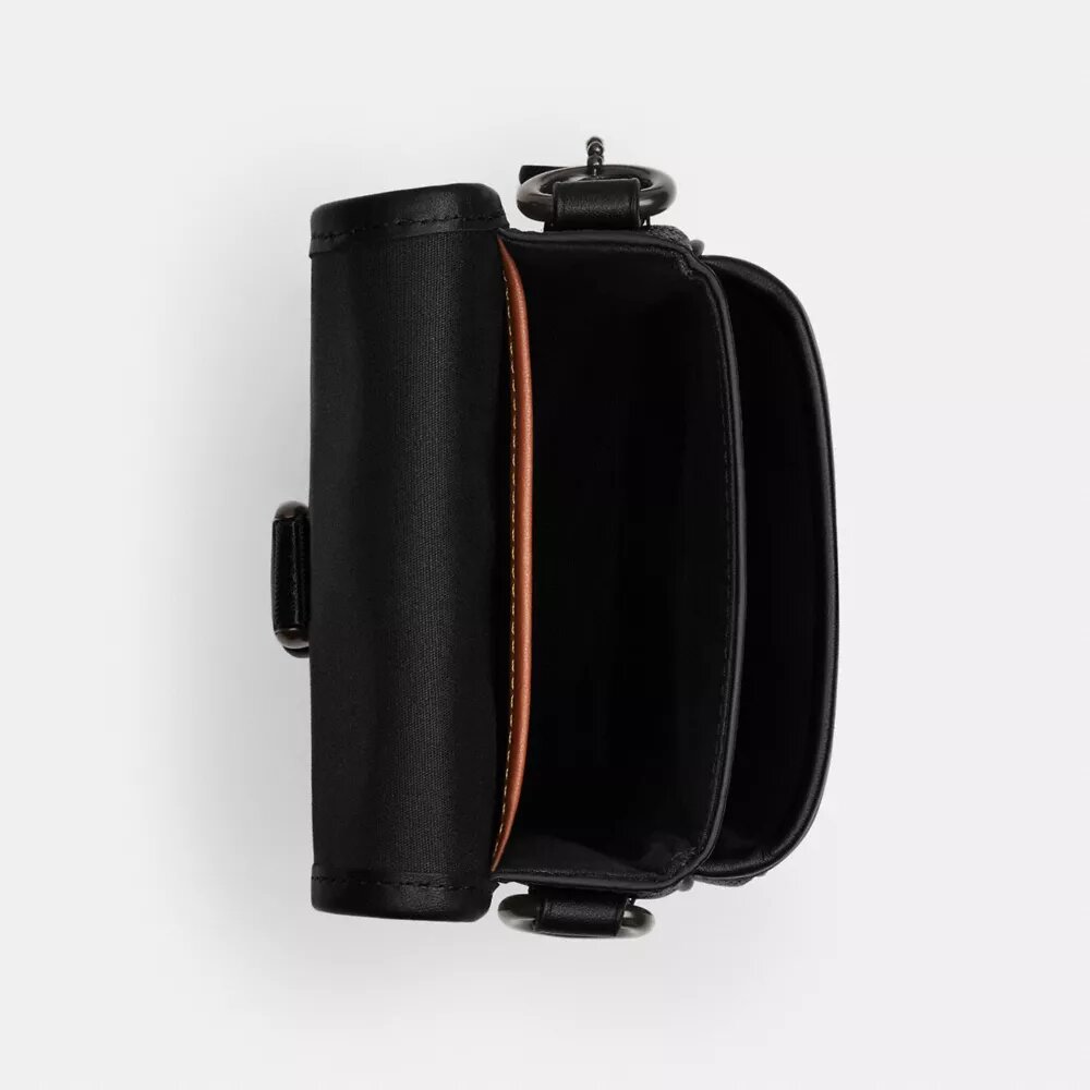 Sac bandoulière League pour téléphone en Signature Canvas
