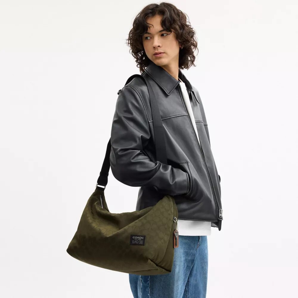 Sac à bandoulière Leo en Nylon emblématique