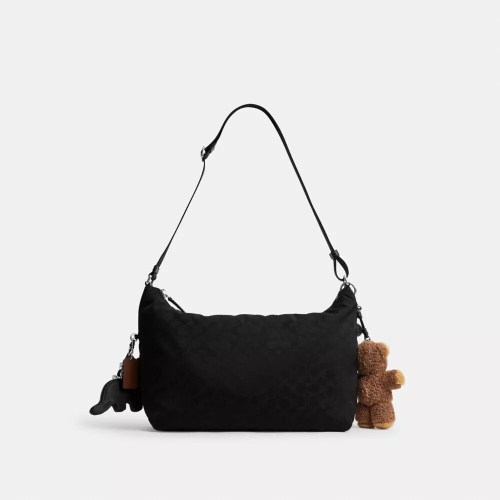 Sac à bandoulière Leo en Nylon signature avec Charms