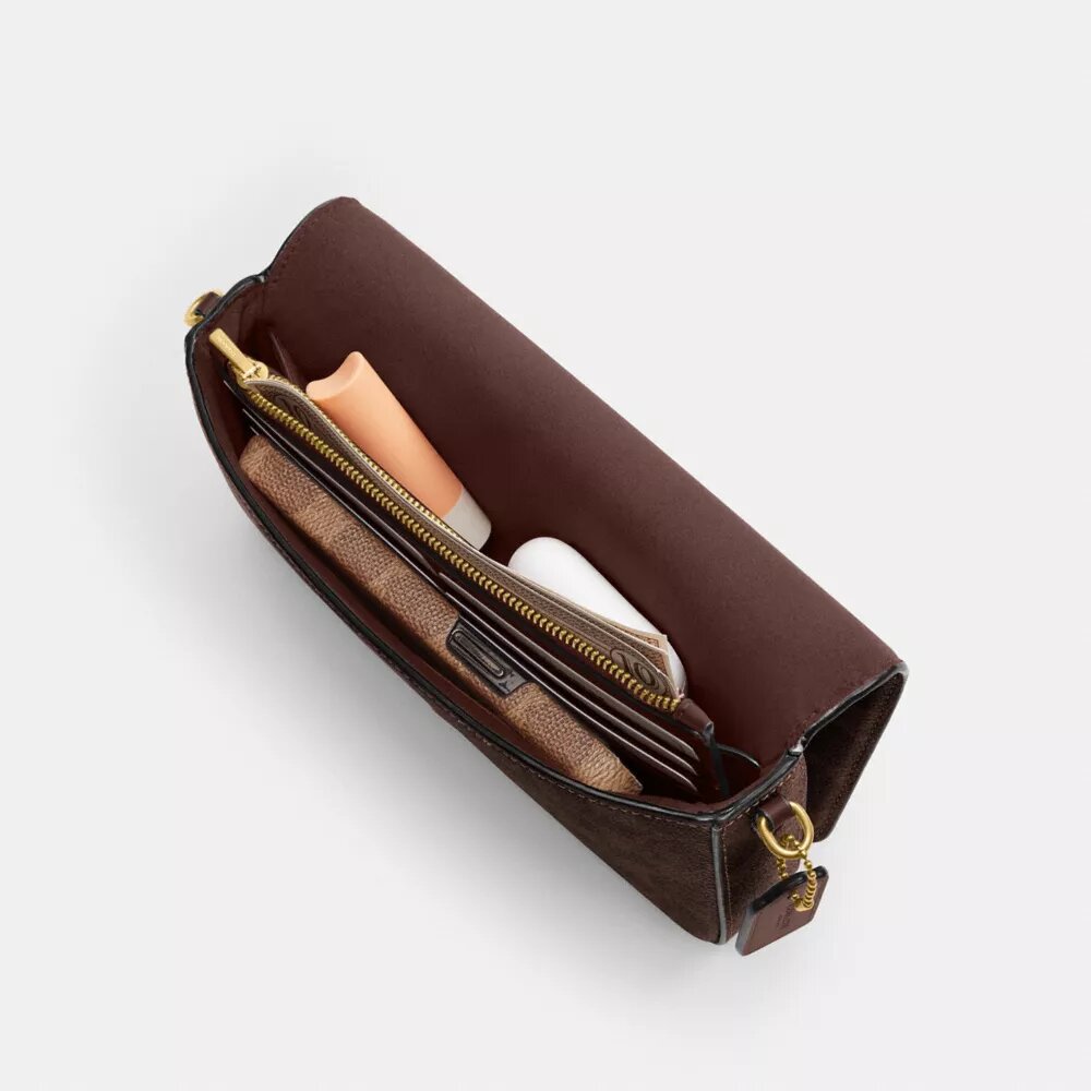 Sac bandoulière Mila en Signature Canvas
