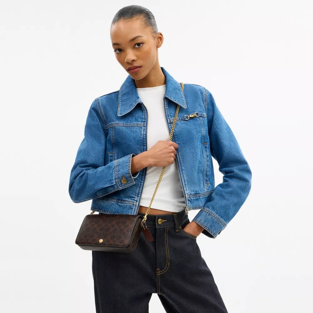 Sac bandoulière Mila en Signature Canvas