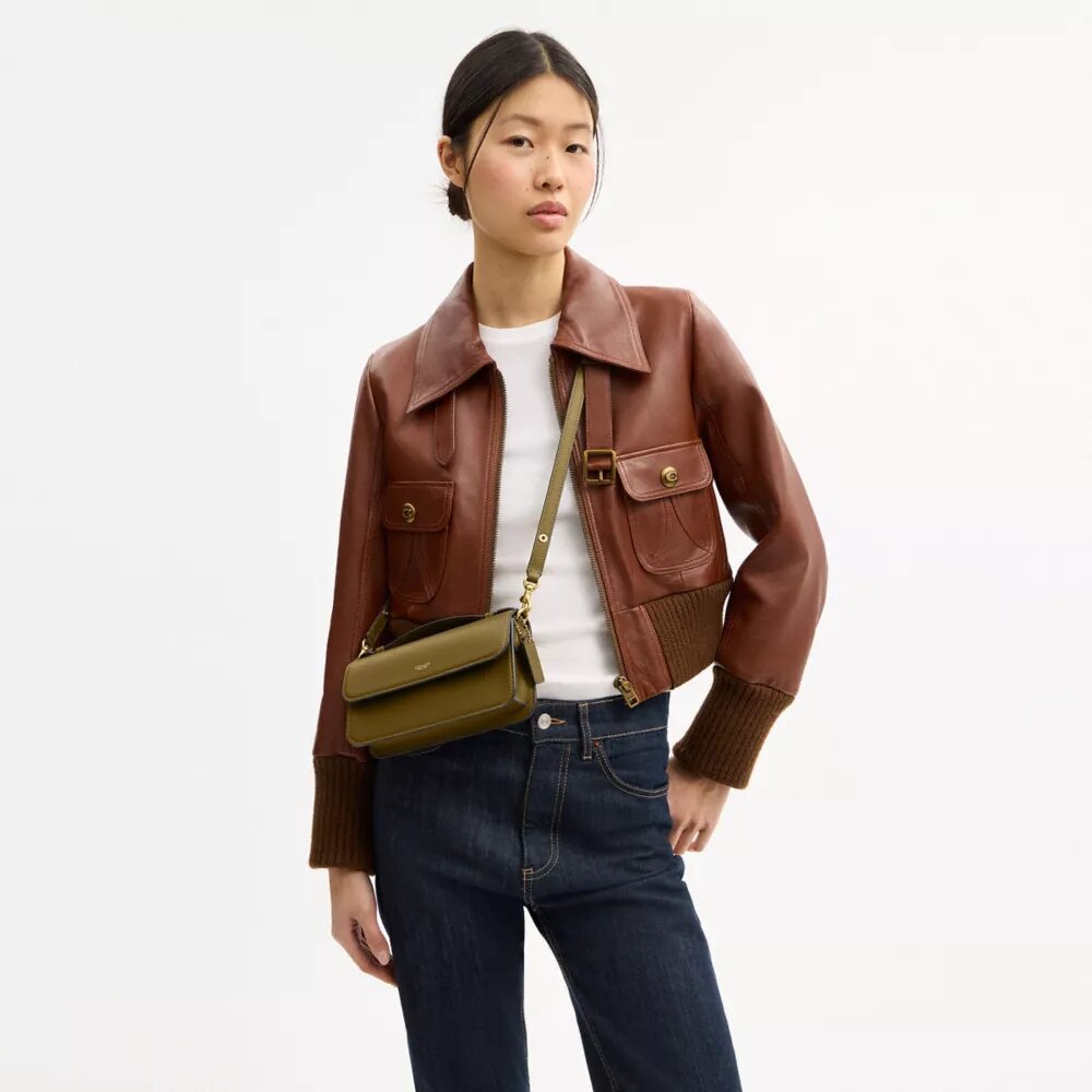 Sac à bandoulière à poignée supérieure Elora de New York