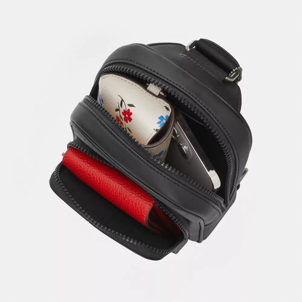 Sac à bandoulière Racer en Signature Canvas