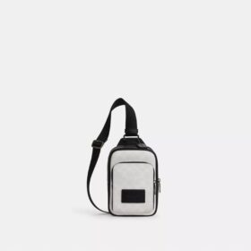 Sac à bandoulière Racer en Signature Canvas