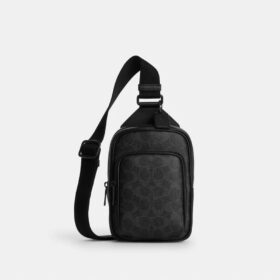 Sac à bandoulière Racer en Signature Canvas