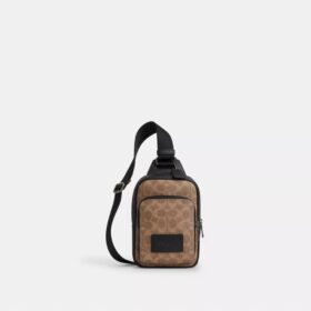 Sac à bandoulière Racer en Signature Canvas