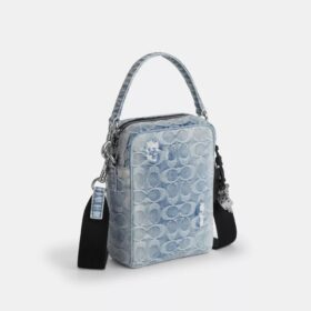 Sac bandoulière Tristan 14 en denim « Loved Signature » avec Charms