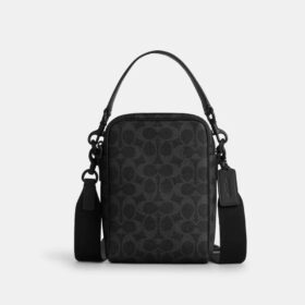 Sac bandoulière Tristan 14 en Signature Canvas
