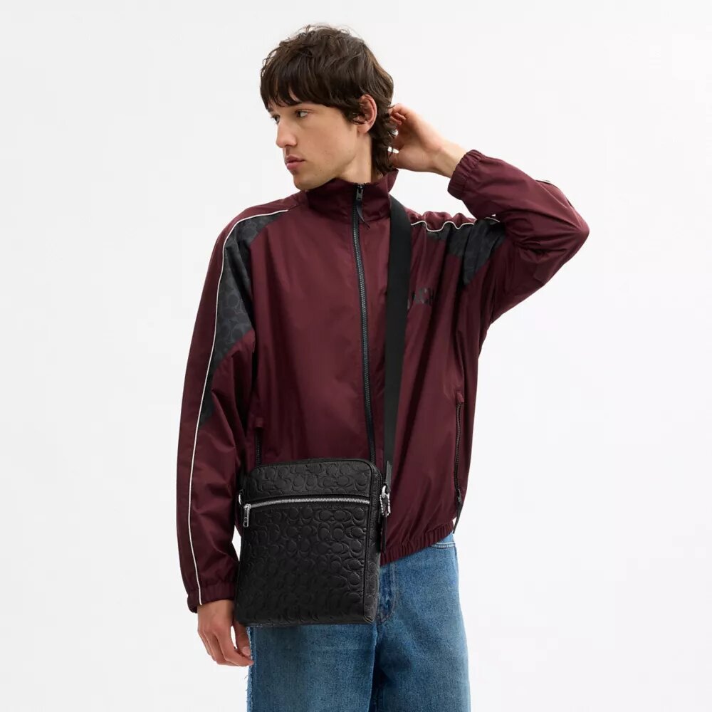 Sac bandoulière Tristan 22 en cuir Signature