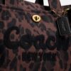 Sac cabas cargo à imprimé léopard