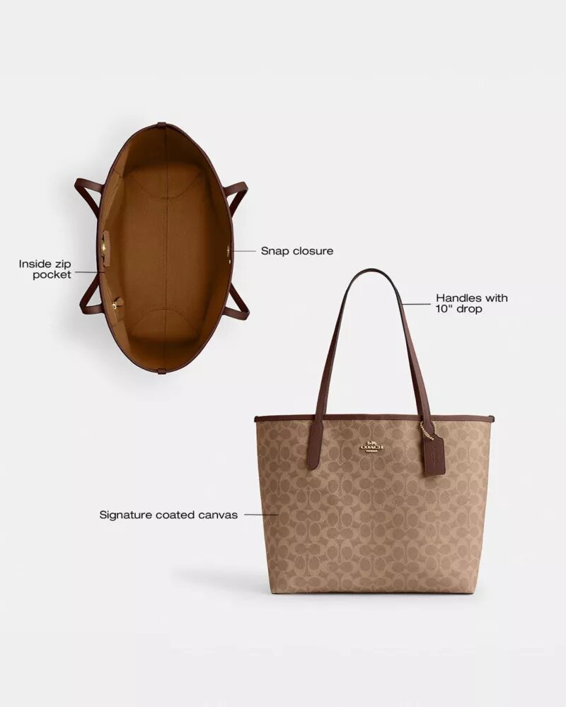 Sac cabas City en Signature Canvas
