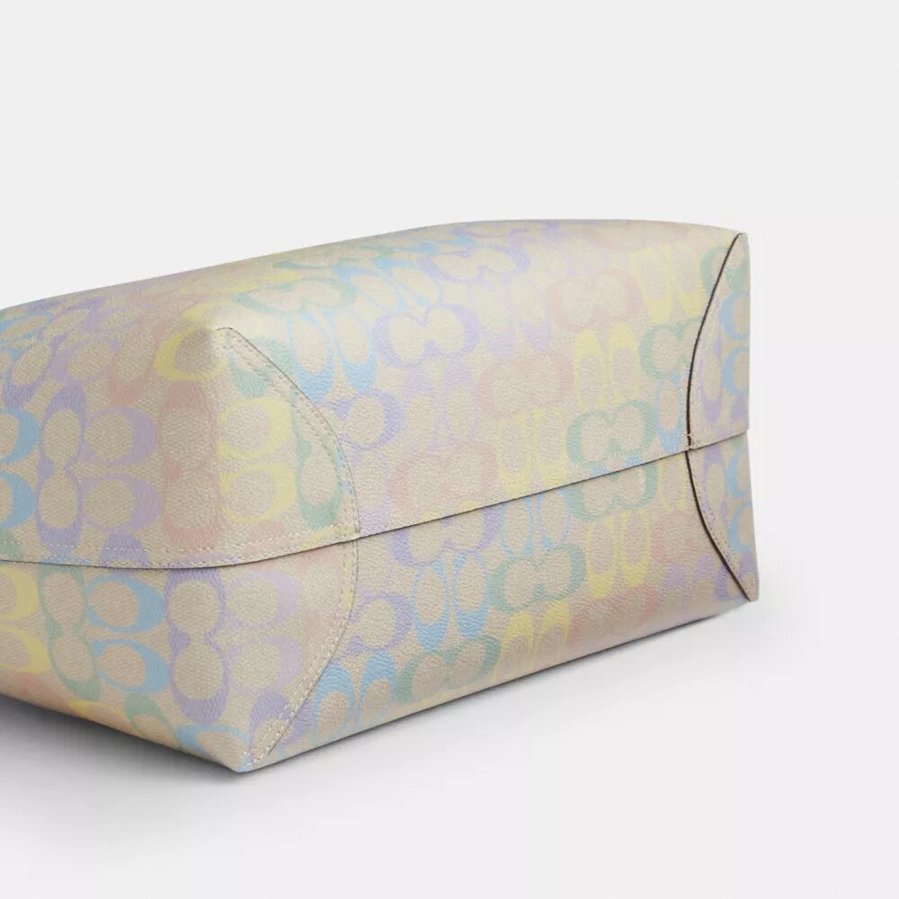 Sac cabas City en Signature Canvas arc-en-ciel