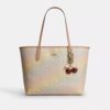 Sac cabas City en Signature Canvas arc-en-ciel