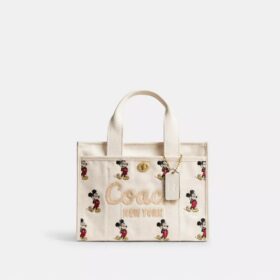 Sac cabas Disney X Coach Cargo 26 avec Mickey Mouse en toile de Coton régénératif