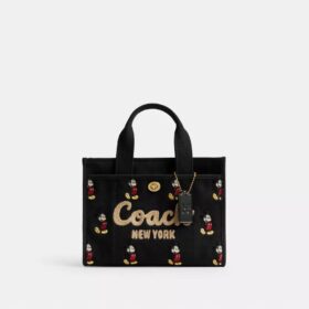 Sac cabas Disney X Coach Cargo 26 avec Mickey Mouse en toile de Coton régénératif