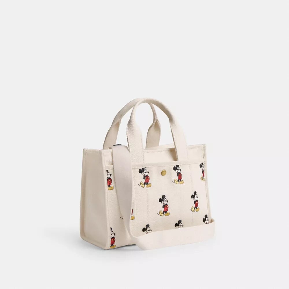Sac cabas Disney X Coach Cargo 26 avec Mickey Mouse en toile de Coton régénératif