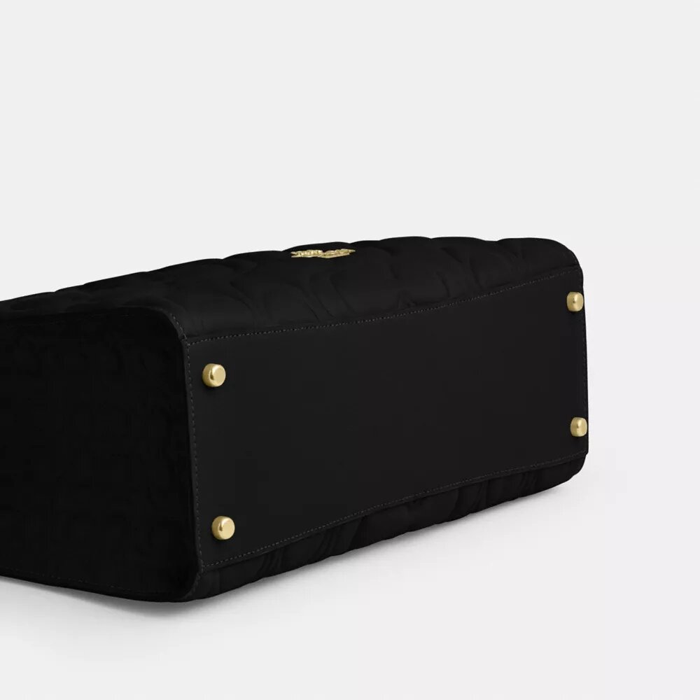 Sac cabas Maggie en cuir signature
