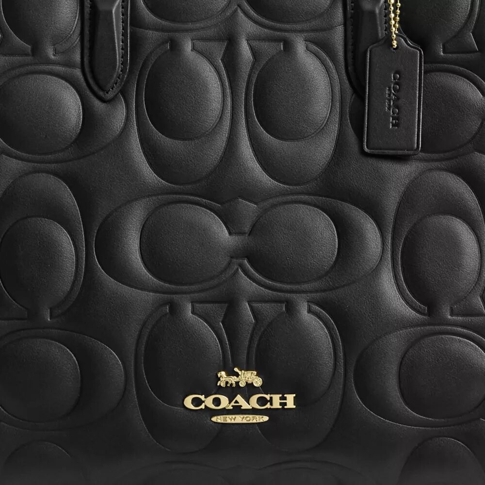 Sac cabas Maggie en cuir signature