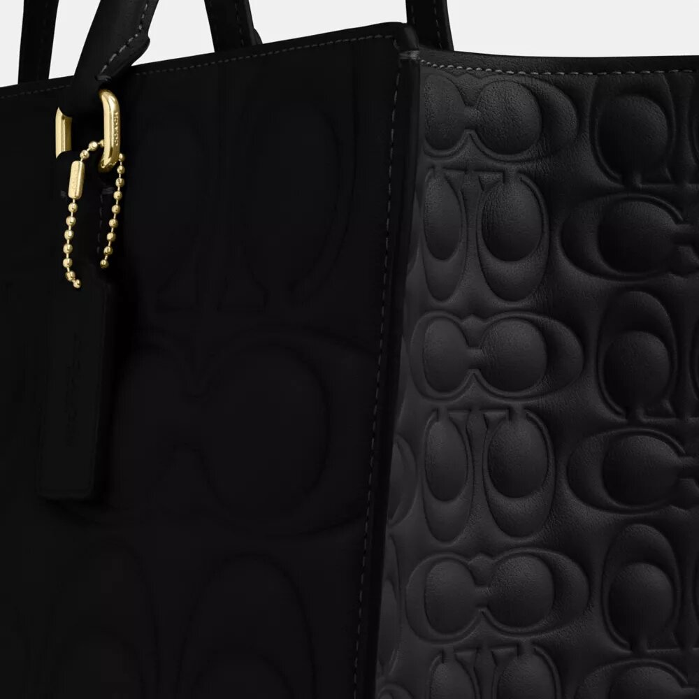 Sac cabas Maggie en cuir signature