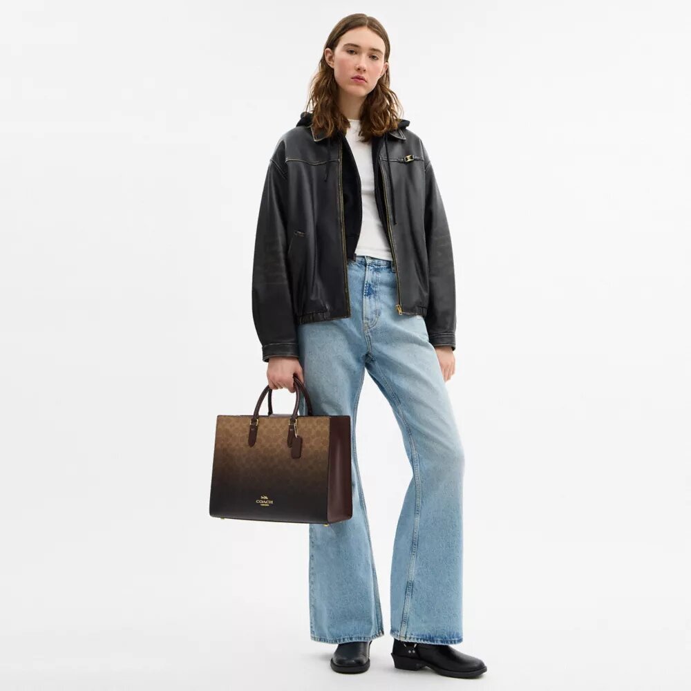 Sac cabas Maggie en Signature Canvas ombrée