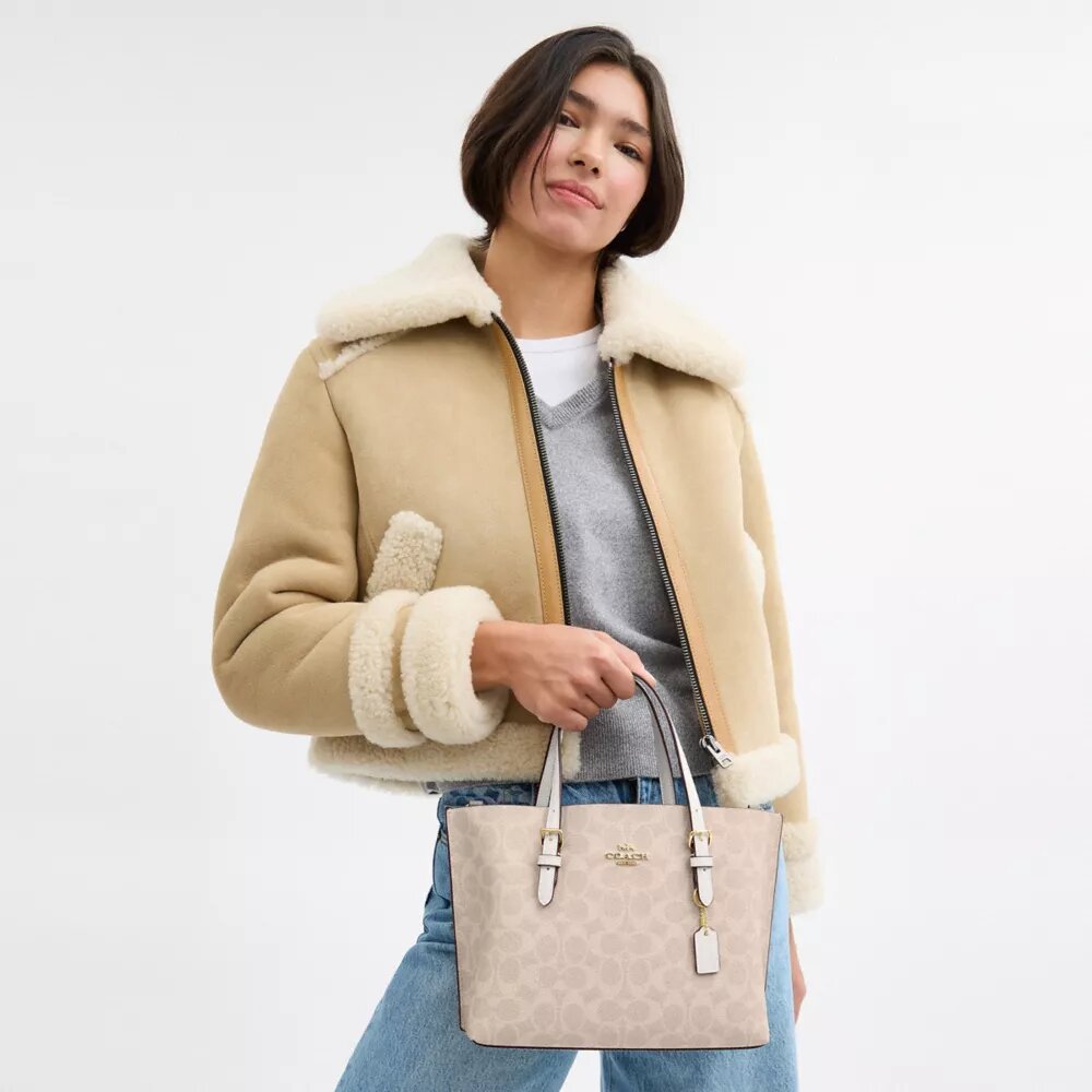 Sac cabas Mollie 25 en Signature Canvas