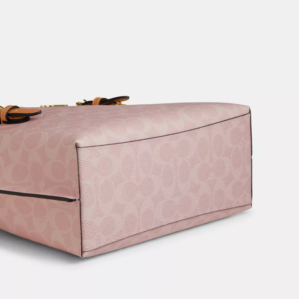 Sac cabas Mollie 25 en Signature Canvas avec Charms