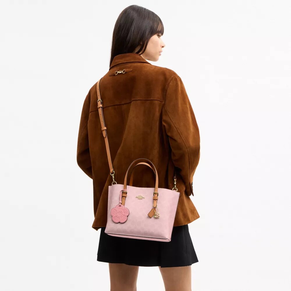 Sac cabas Mollie 25 en Signature Canvas avec Charms