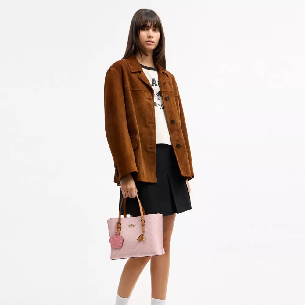 Sac cabas Mollie 25 en Signature Canvas avec Charms