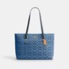 Sac cabas Station en denim emblématique