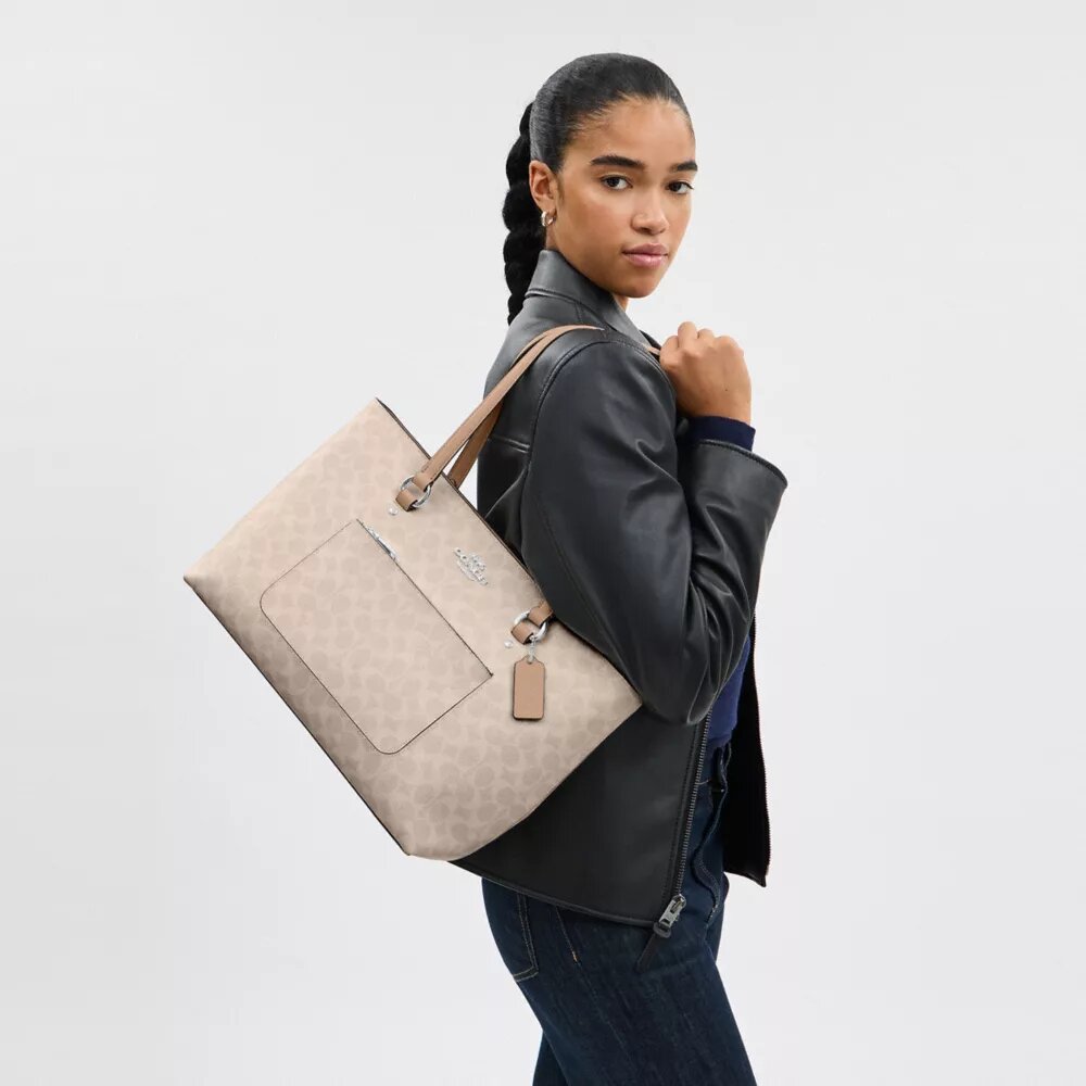 Sac cabas Station en Signature Canvas