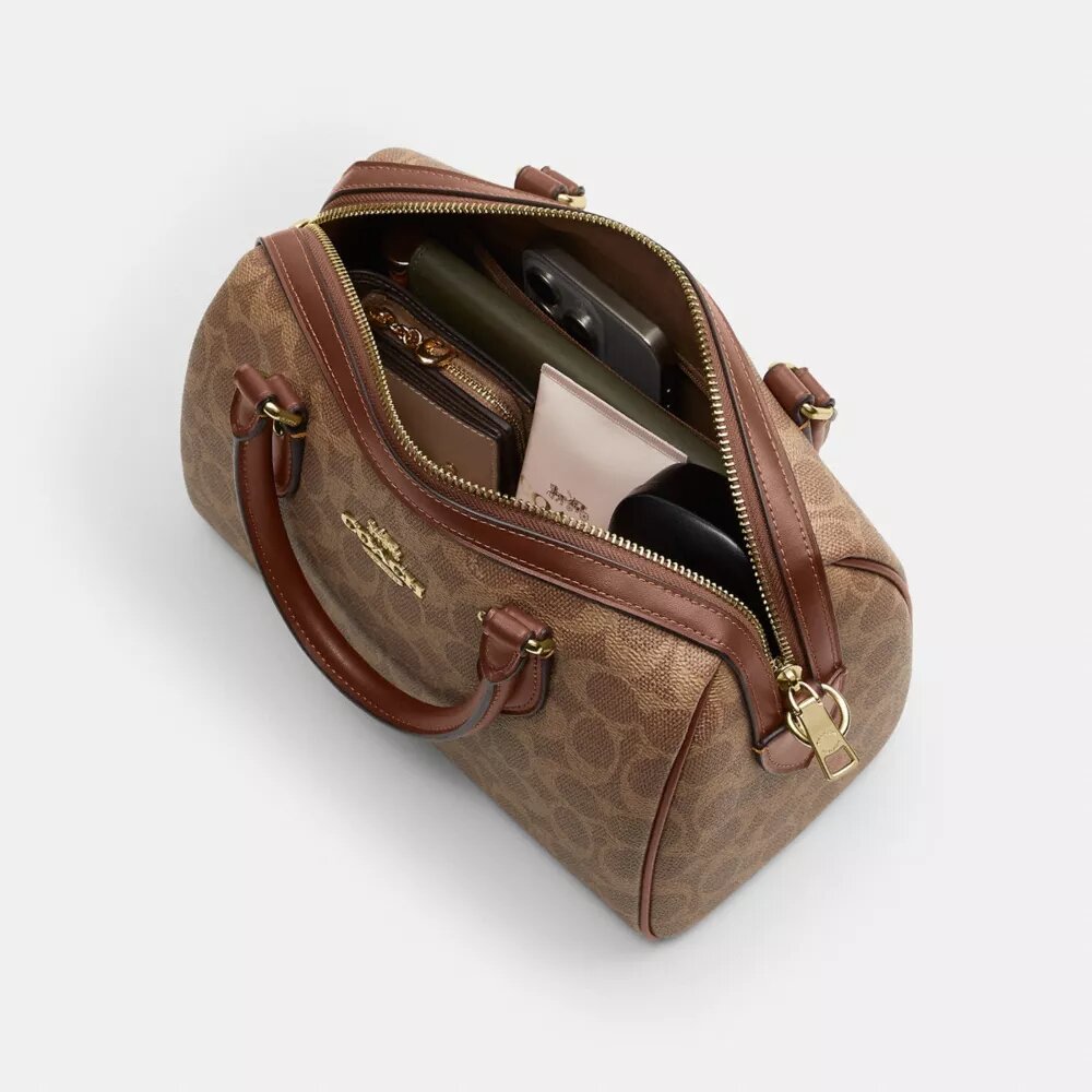 Sac cartable Rowan en Signature Canvas