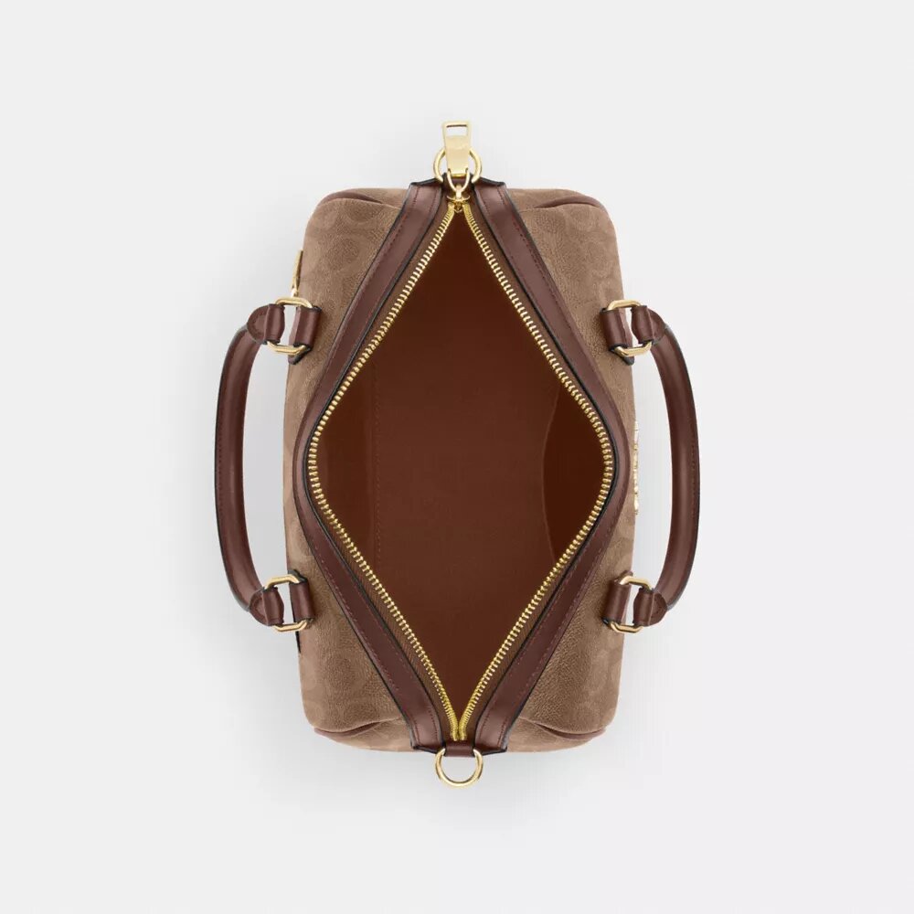 Sac cartable Rowan en Signature Canvas