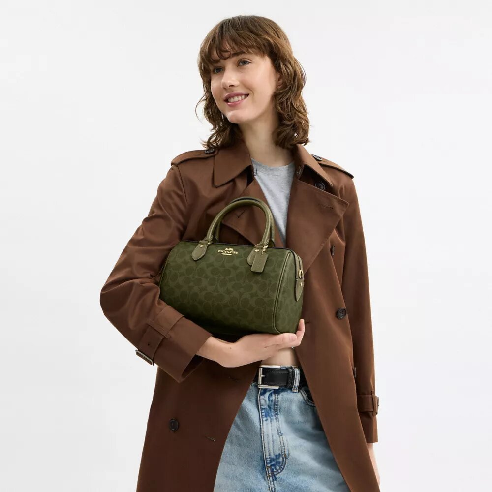 Sac cartable Rowan en Signature Canvas